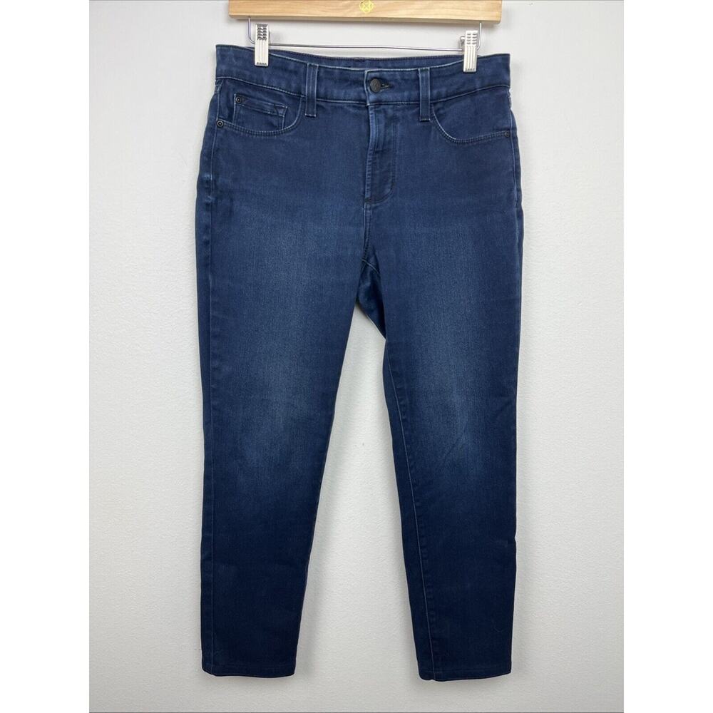 NYDJ Not Your Daughters Jeans Legging Size 8 Petite Dark Wash Stretch
